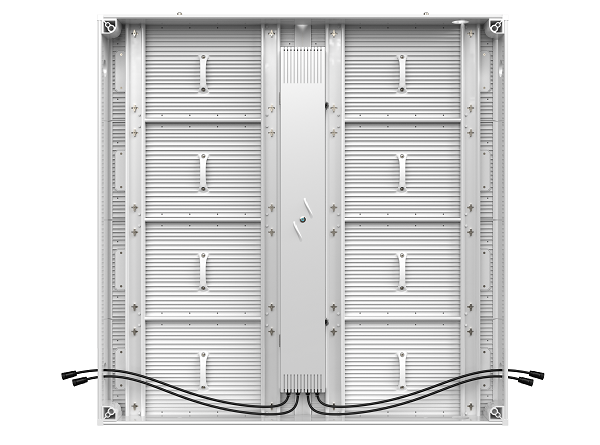 1mx1m-es kültéri ventilátor nélküli vékony LED szekrény