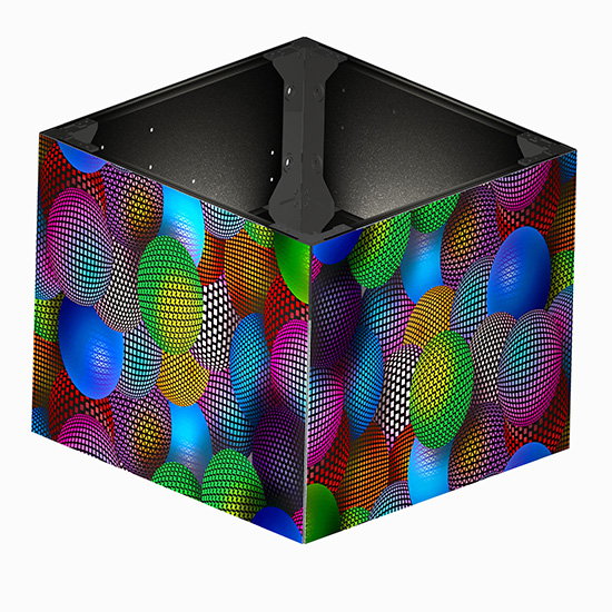 Elülső szerviz 90 fokos LED panel a nagy oszlopú LED kijelzőhöz